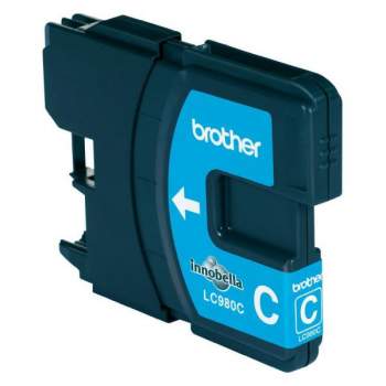 Tinteiro Compatível Brother LC980C / LC1100C Azul